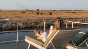 Lounging aboard the Chobe Princess by ZQ Collection