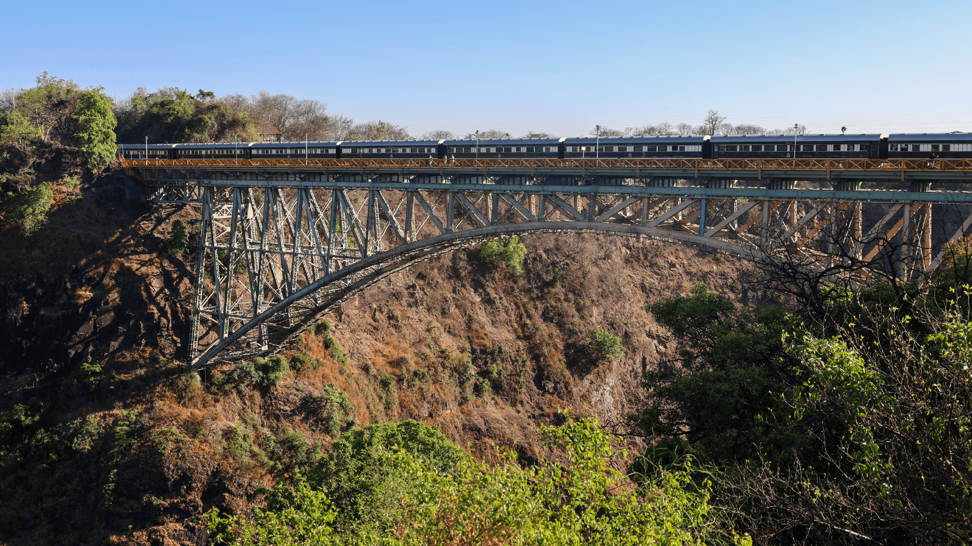 Victoria Falls Bridge, Zimbabwe by Amie Bunnik