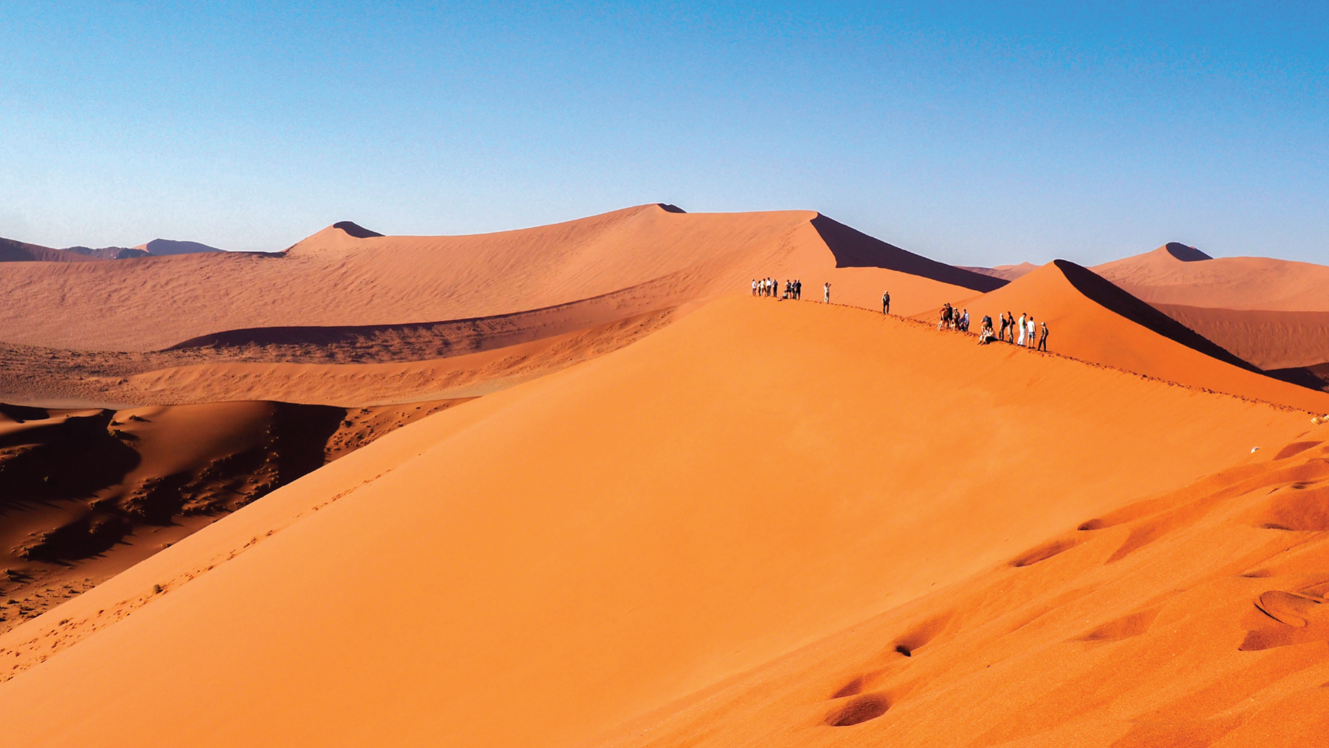 Sand Dunes, Sossusvlei, Namibia by Emily Fraser