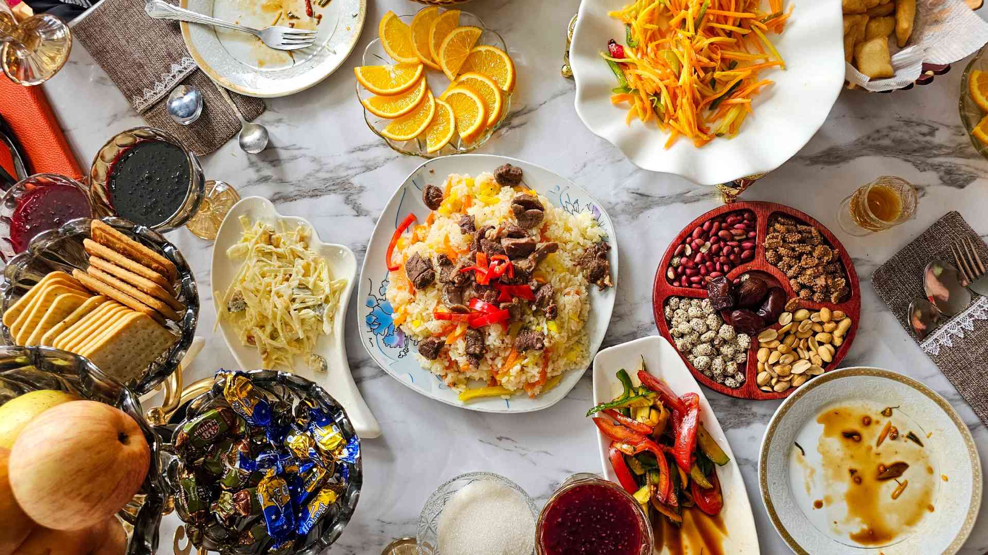 Local delicacies in Kyrgyzstan by Dennis Bunnik