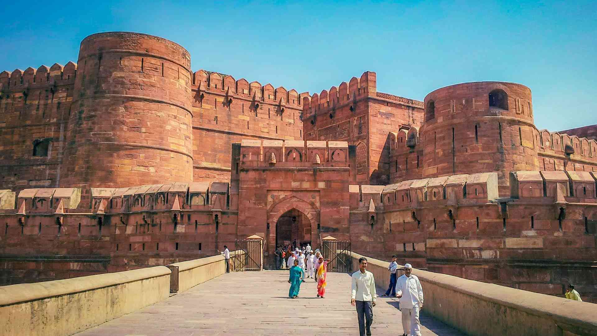 Agra Fort in Agra, India