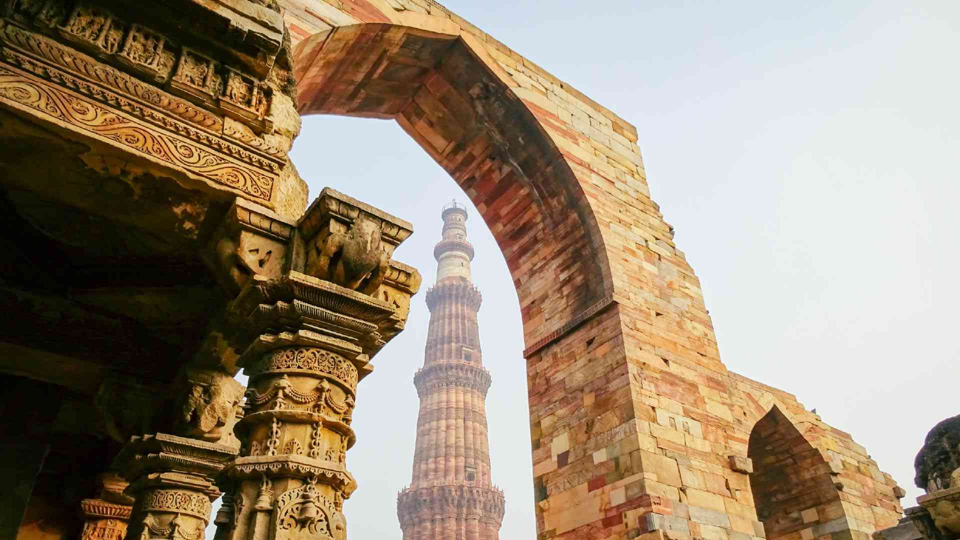Qutub Minar in Delhi, India
