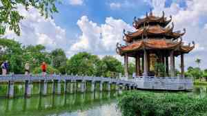 Traditional Pagoda in Nom Village on a Vietnam tour