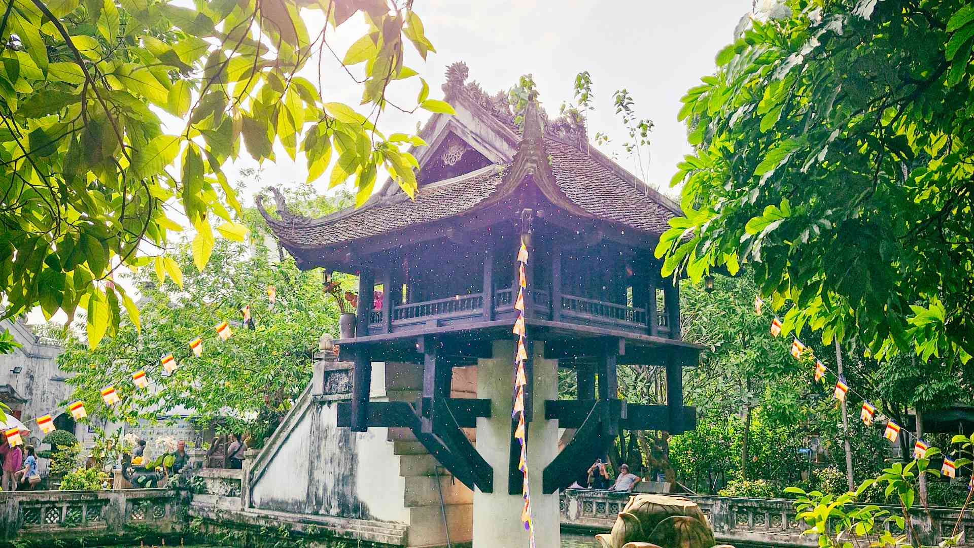 One Pillar Pagoda in Hanoi on a Vietnam tour