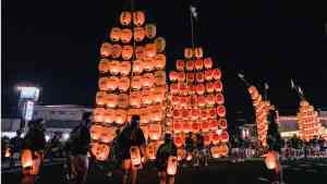 Akita Kanto Festival in Akita, Japan by Annintofu/Flickr