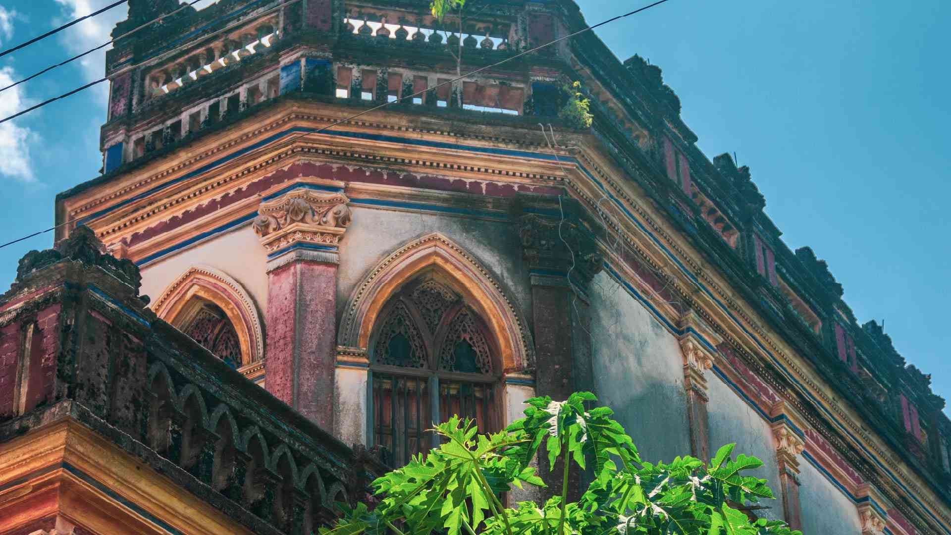 Old building in Chettinad, India