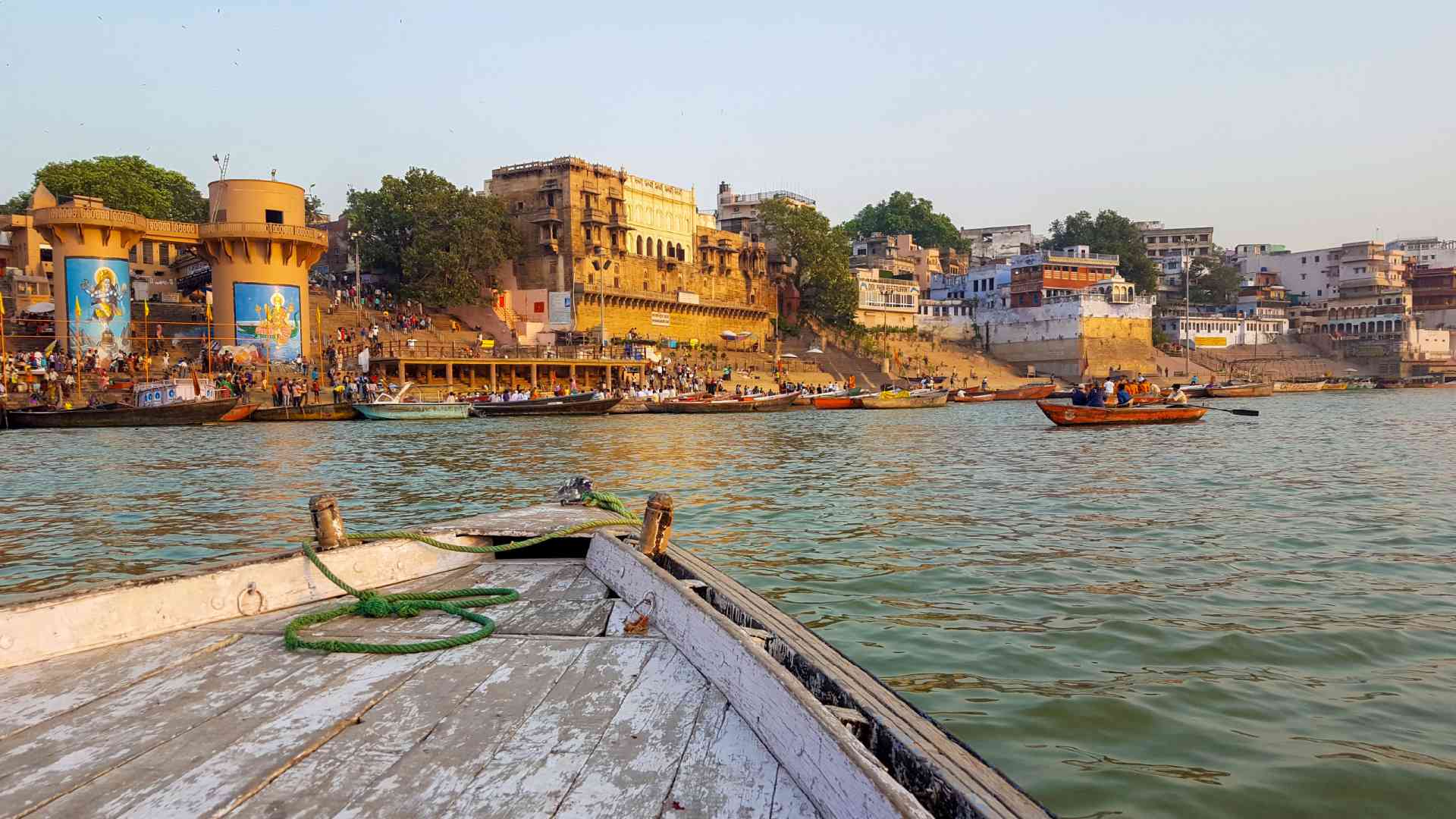 Boat ride in Varanasi, India