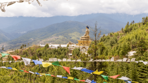 Buddha Dordenma in Thimphu, Bhutan by Edwin van Ree