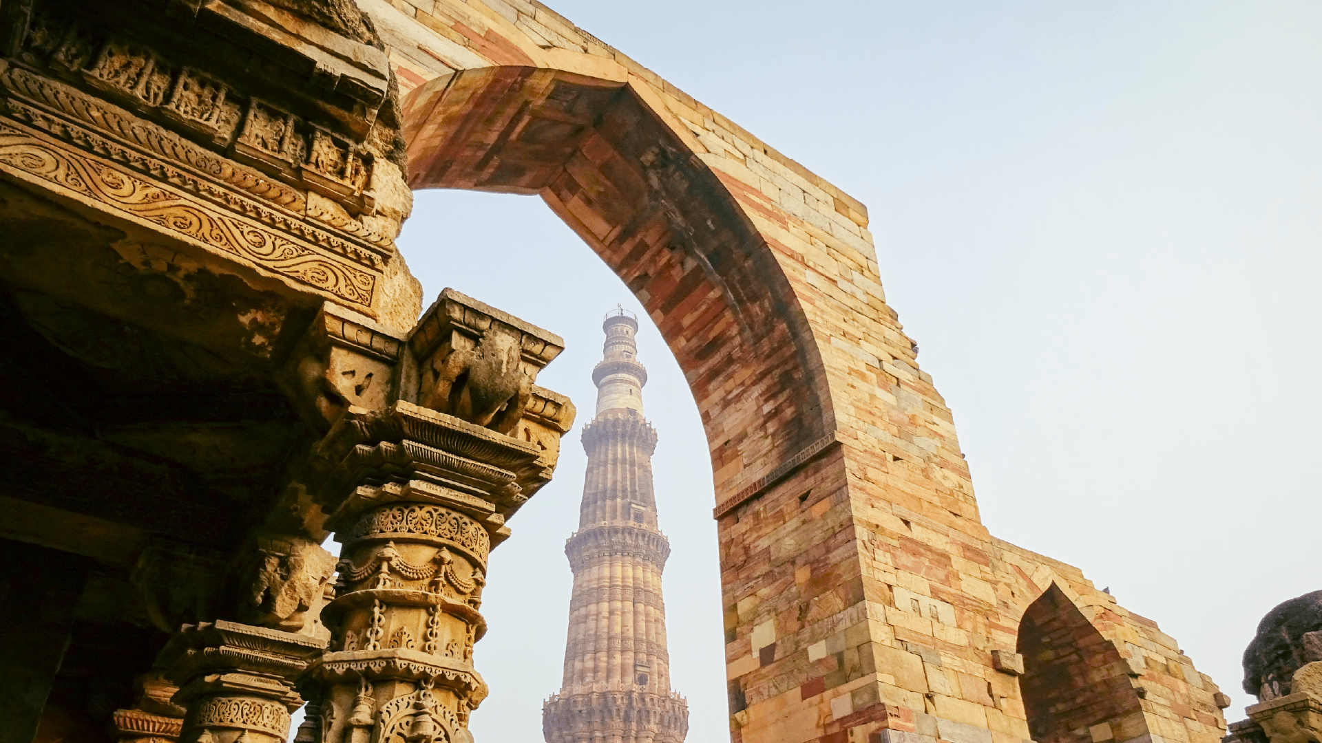 Qutub Minar in Delhi, India by Dennis Bunnik