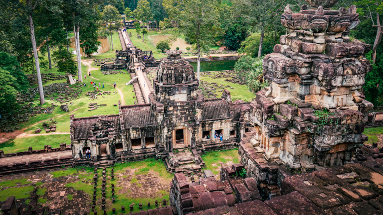 Baphuon Temple, Angkor Thom, Siem Riep on a Bunnik Tour of Cambodia