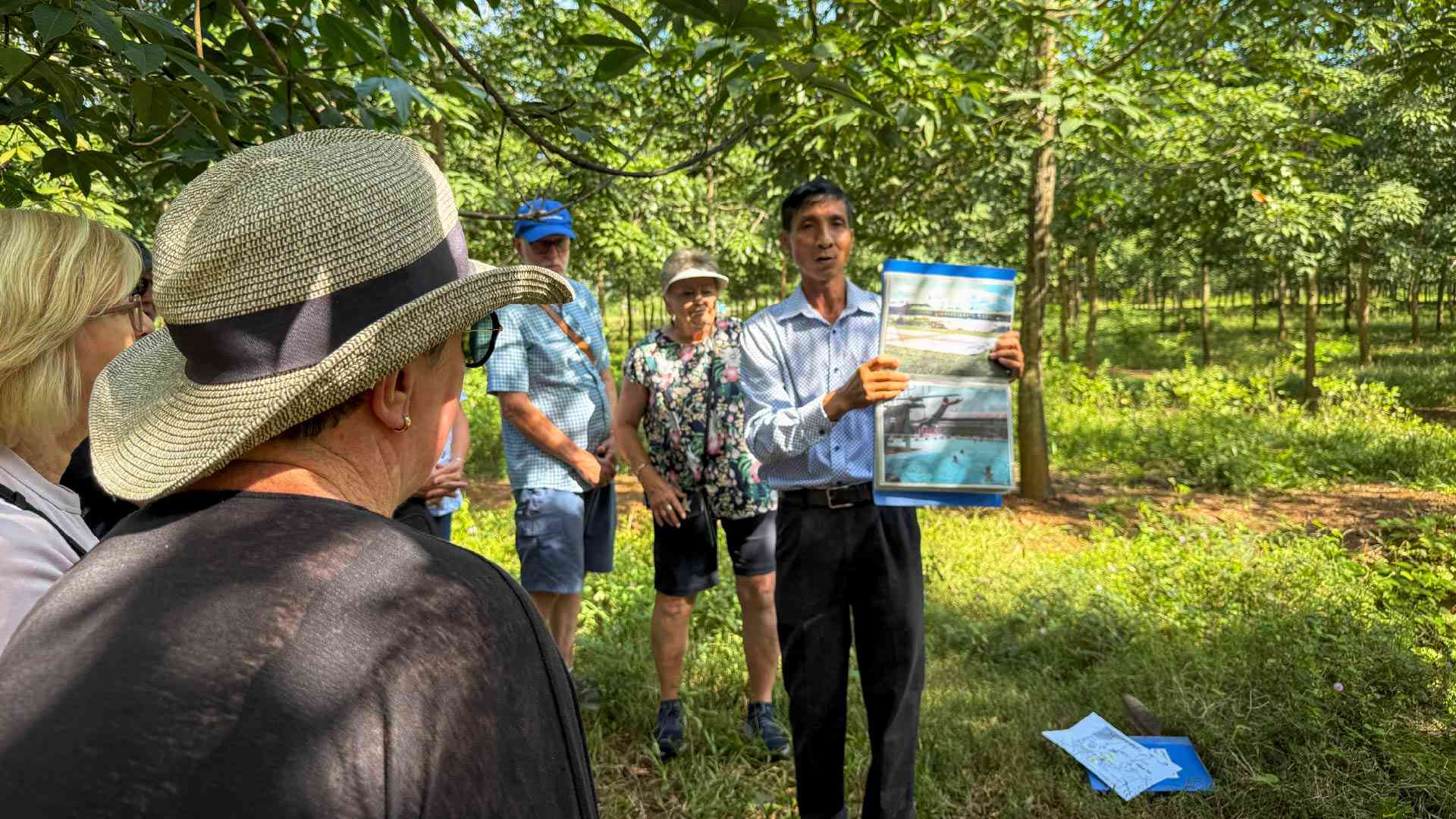 Travellers in Vung Tau, Vietnam on a Bunnik Tour