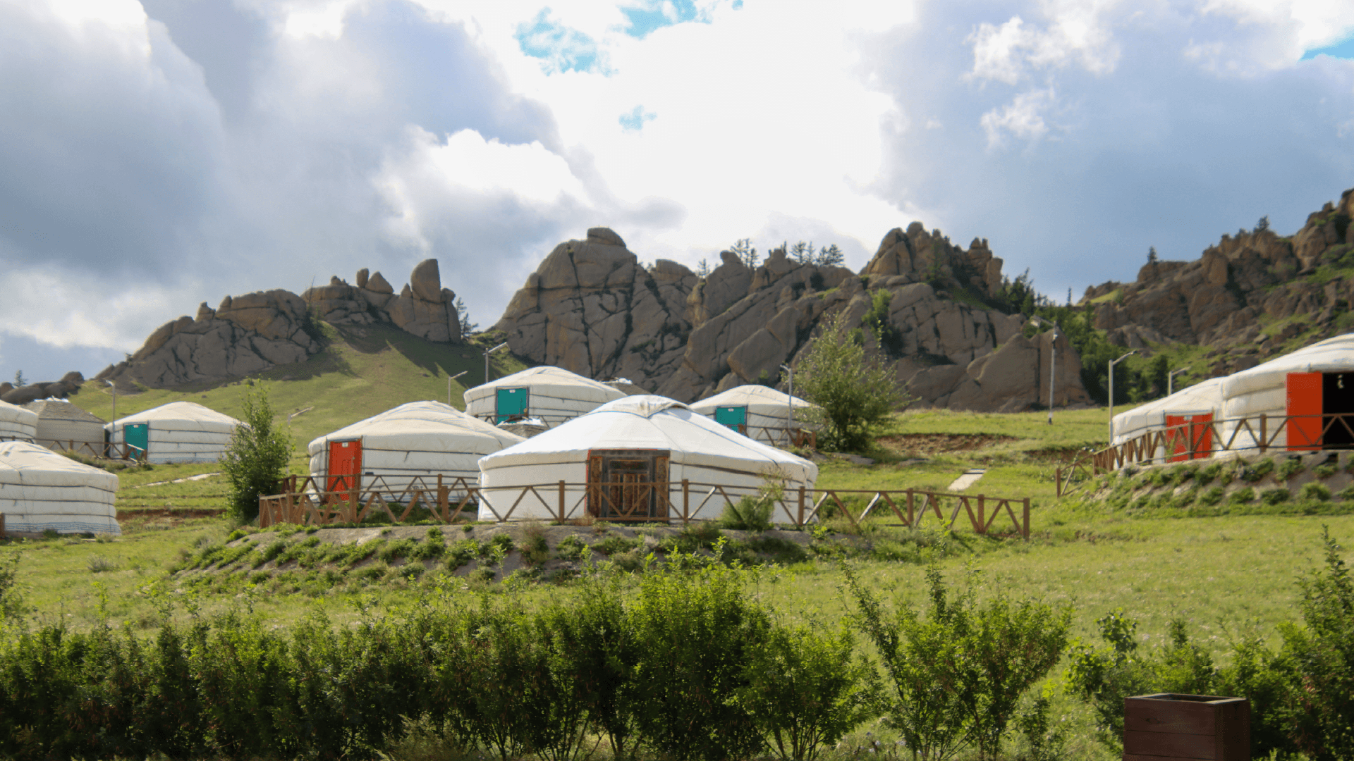 Ger camp in Terelj Village, Mongolia by Annelieke Huijgens