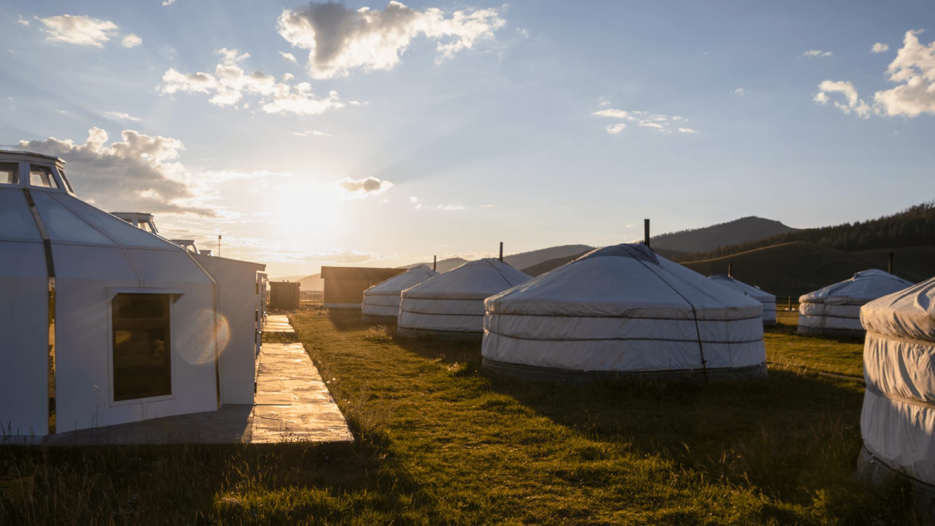 Ger camp in the Orkhon Valley, Mongolia by Annelieke Huijgens