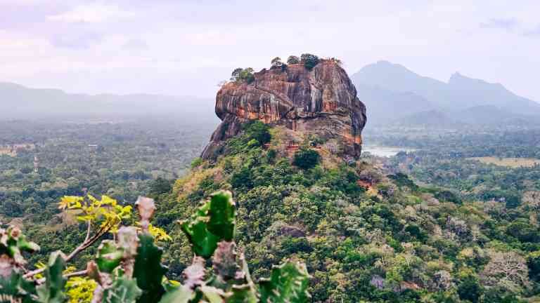Sigiriya Rock in Sri Lanka on a Bunnik Tour