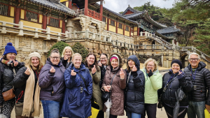 Bulguska Temple, Gyeongju, South Korea by Renae Rowe