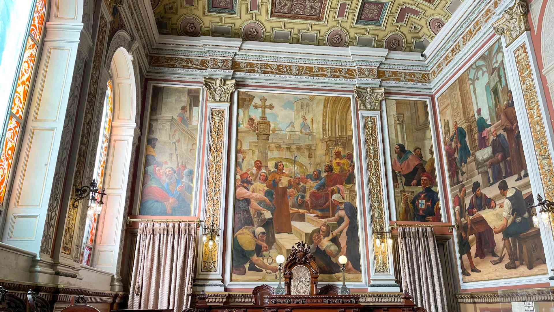 Palácio da Bolsa Stock Exchange, Porto, Portugal by Zoe Francis