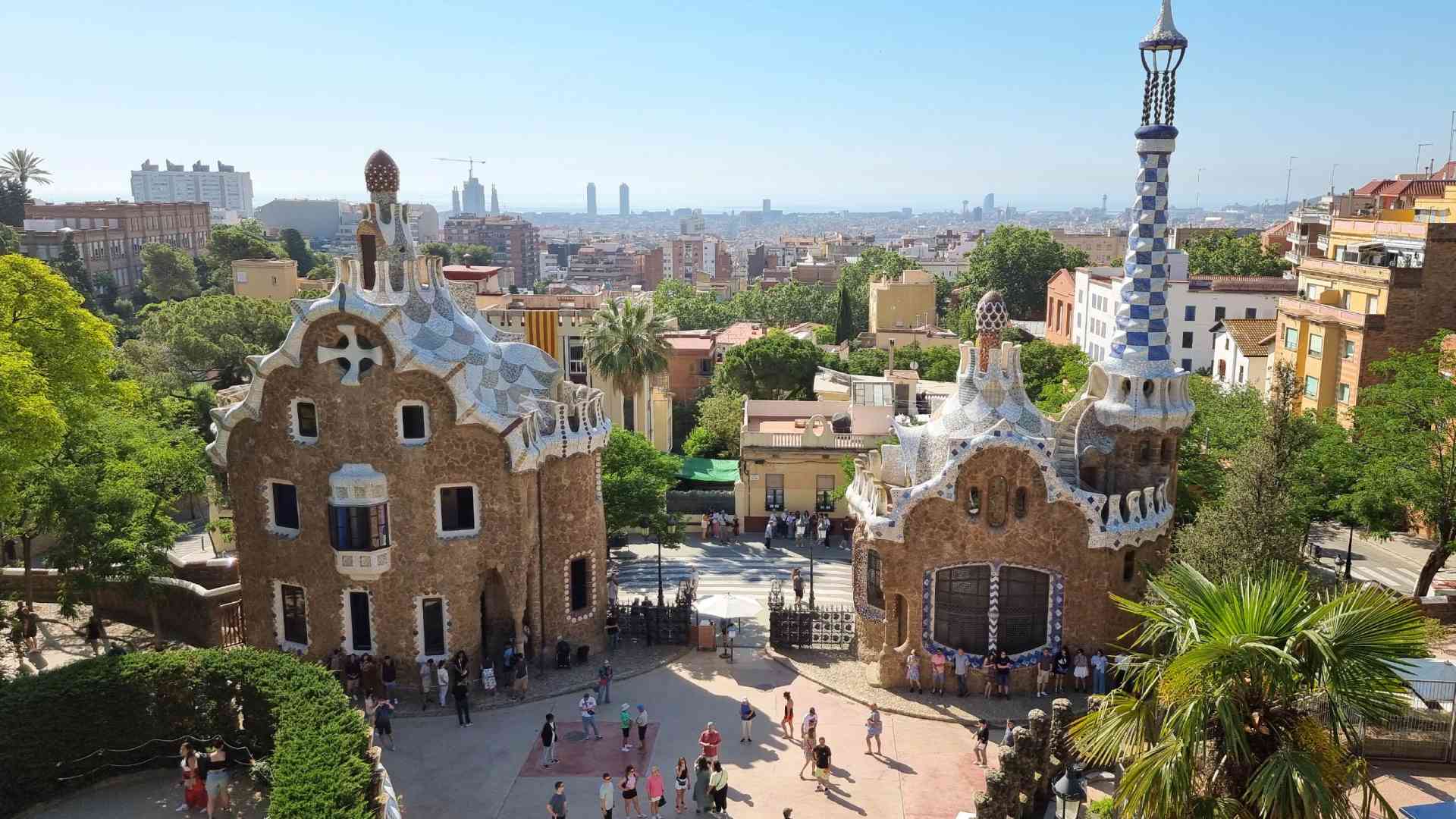 Park Güell, Barcelona, Spain by Dennis Bunnik