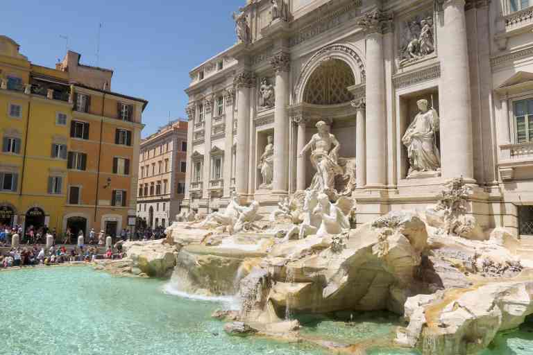 Trevi Fountain in Rome, Italy by Amie Bunnik