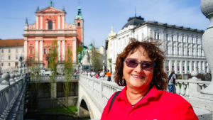 Marion Bunnik in Ljubljana, Slovenia