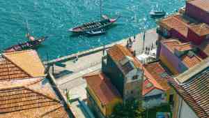 Harbour area in Porto, Portugal
