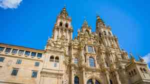 Cathedral in Santiago de Compostela, Spain