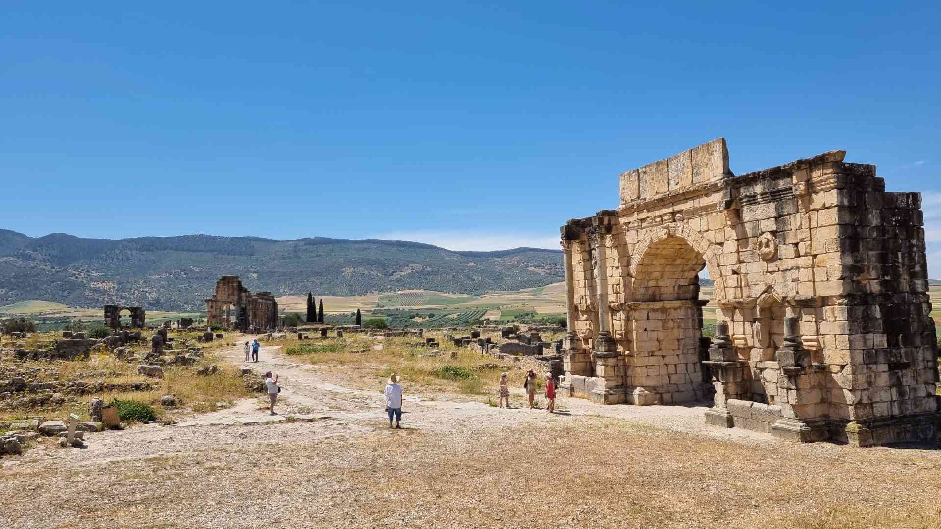 Volubilis, Morocco by Dennis Bunnik