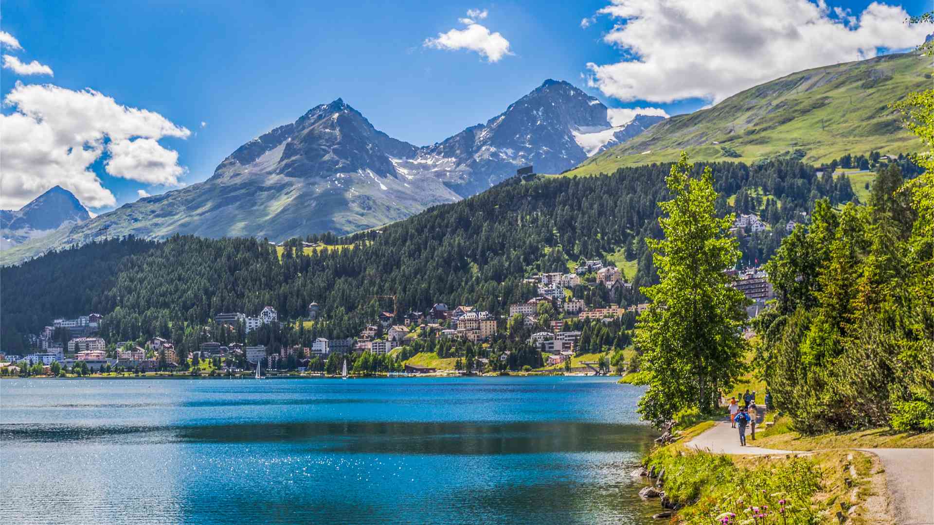 St Moritz on a Bunnik Tour of Switzerland