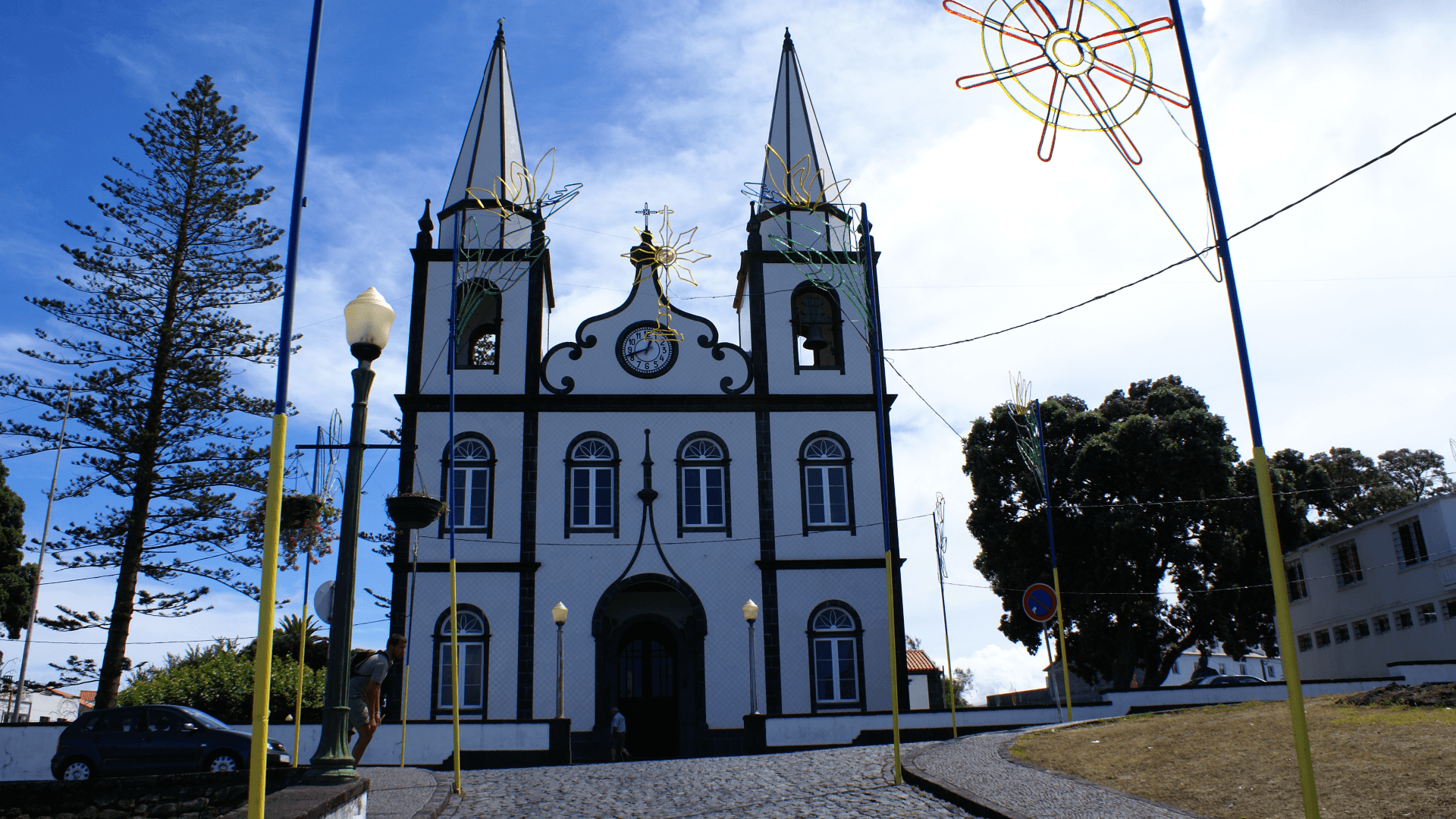 Church of Santa Maria, Madalena, Pico Island on a Bunnik Tour of the Azores