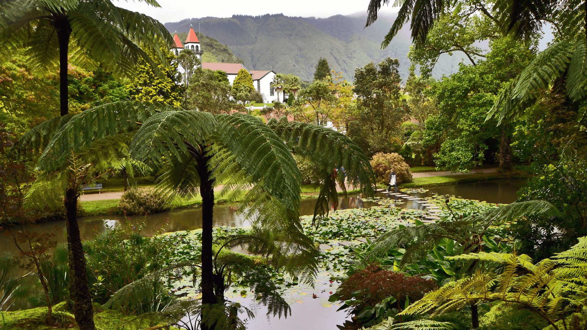 Terra Nostra Gardens, São Miguel Island on a Bunnik Tour of the Azores