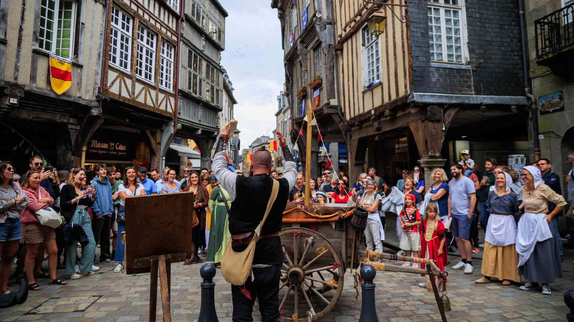 Ramparts Festival, Dinan on a Bunnik Tour of France