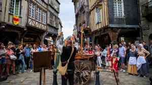 Ramparts Festival, Dinan on a Bunnik Tour of France