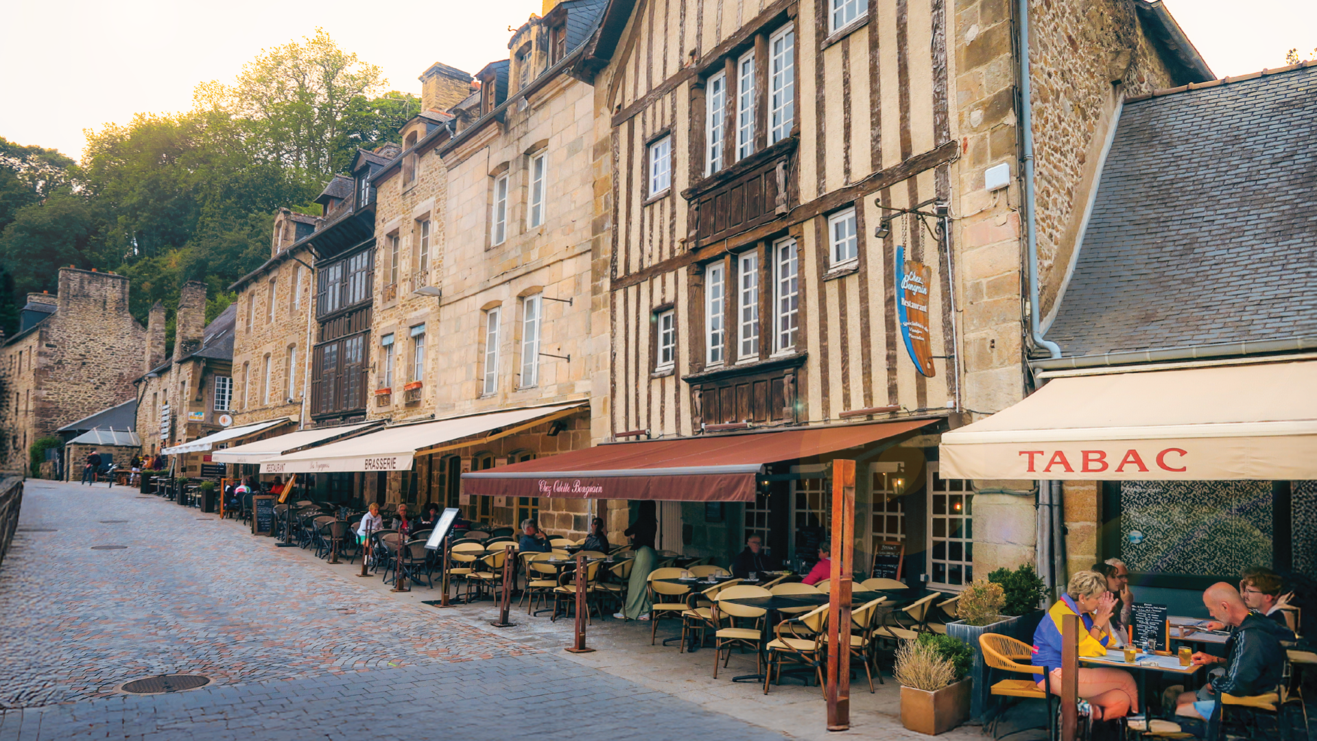 Dinan on a Bunnik Tour of France