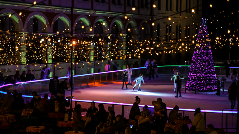 Christmas Markets and Ice Rink in Split, Croatia by Hera Sparnon