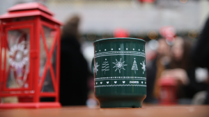 Souvenir Mug from the Zagreb Christmas Market, Croatia by Hera Sparnon