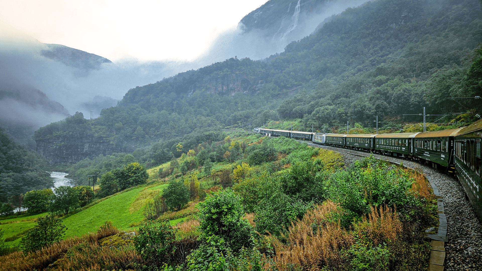 Flåm Railway, Norway by Dennis Bunnik