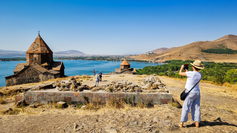 Lake Sevan, Armenia captured by Dennis Bunnik