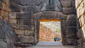 Archaeological site of Mycenae on a Bunnik Tour of Greece
