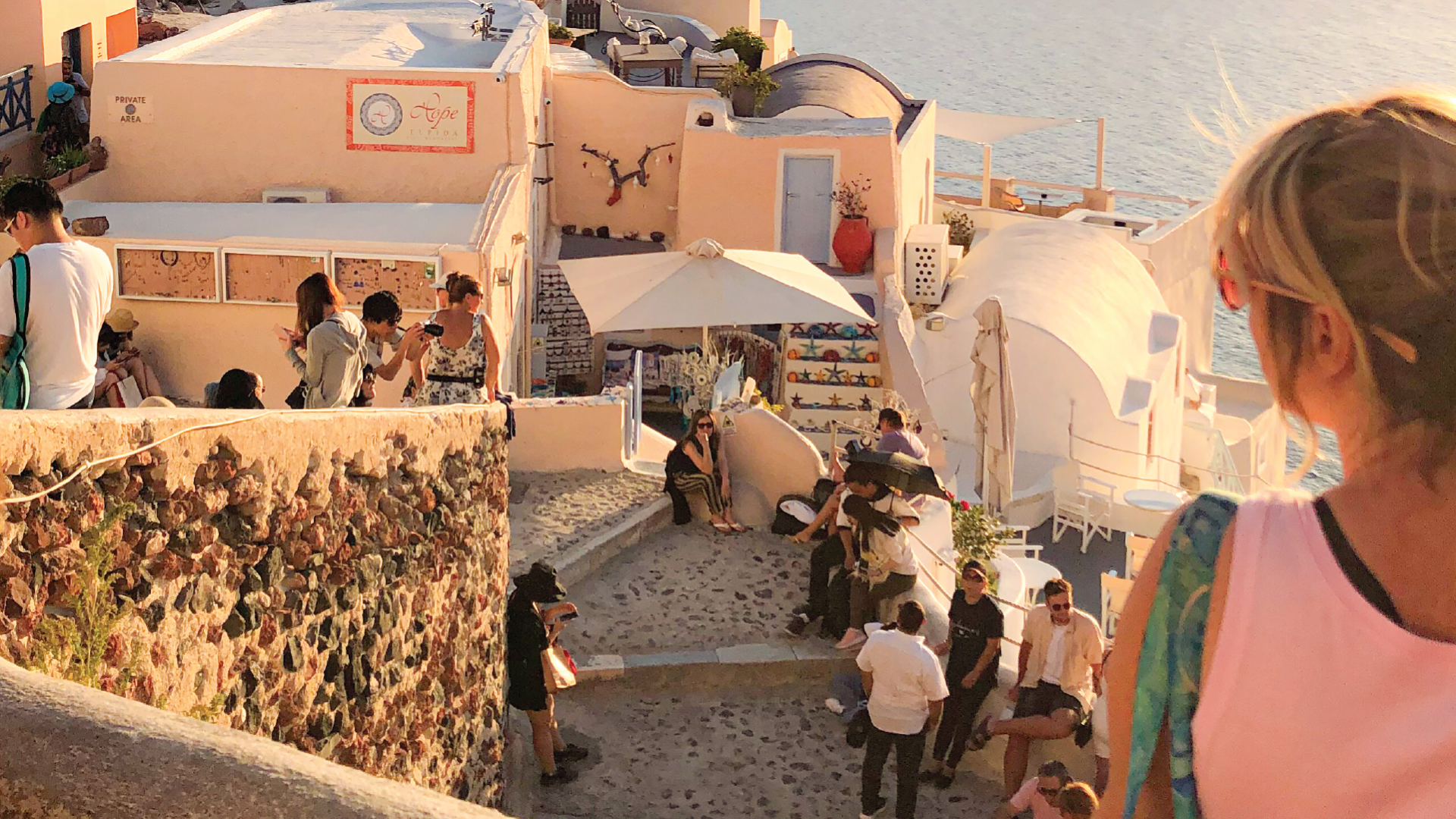 Santorini on a Bunnik Tour of Greece