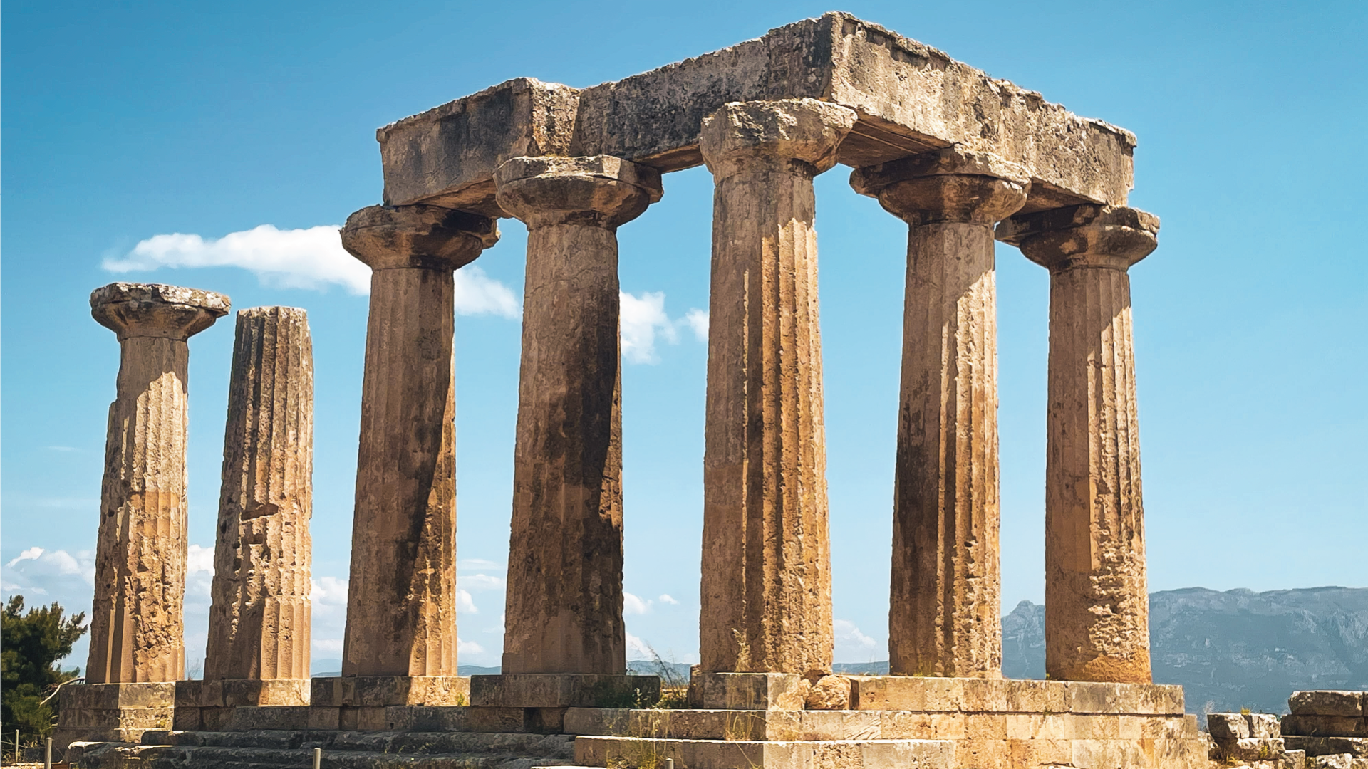 Temple of Apollo on a Bunnik Tour of Greece
