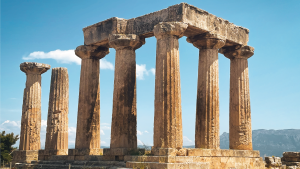 Temple of Apollo on a Bunnik Tour of Greece