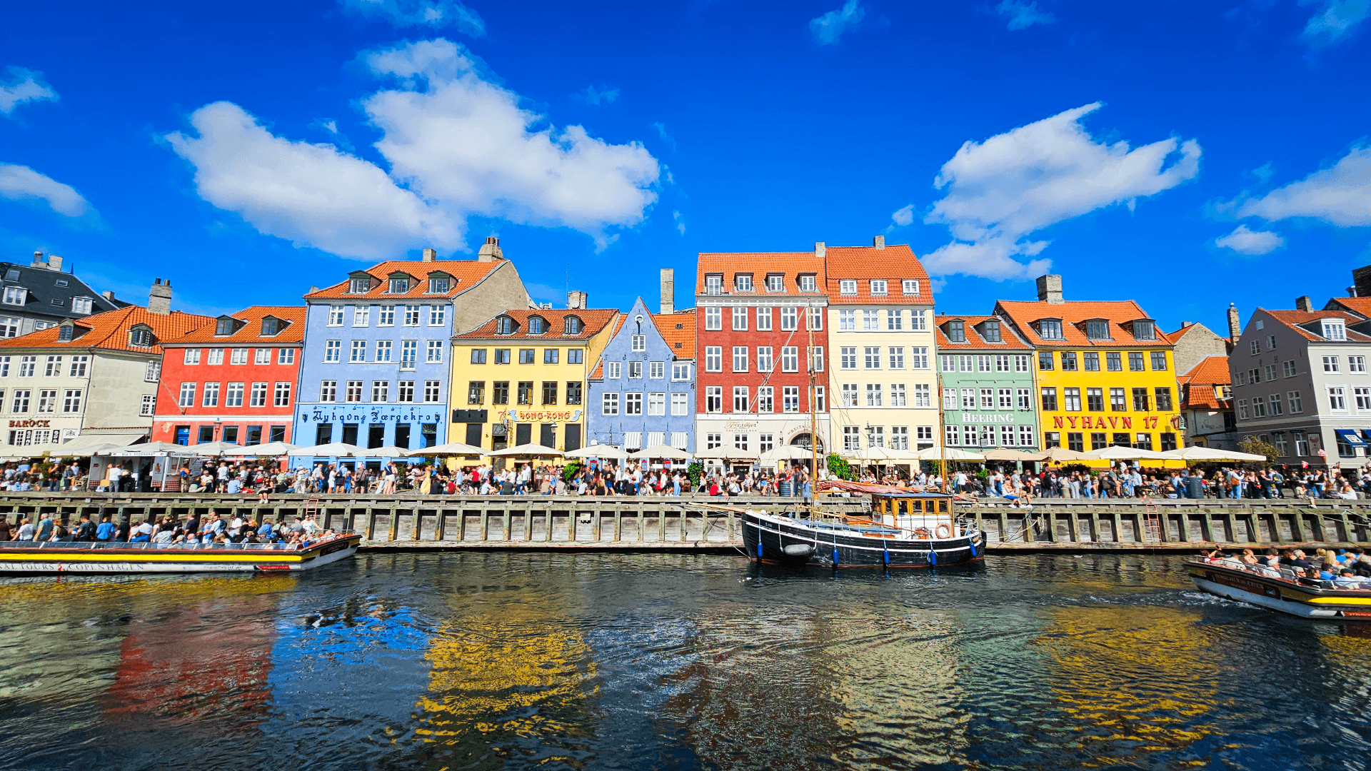 The waterfront in Copenhagen, Denmark by Dennis Bunnik