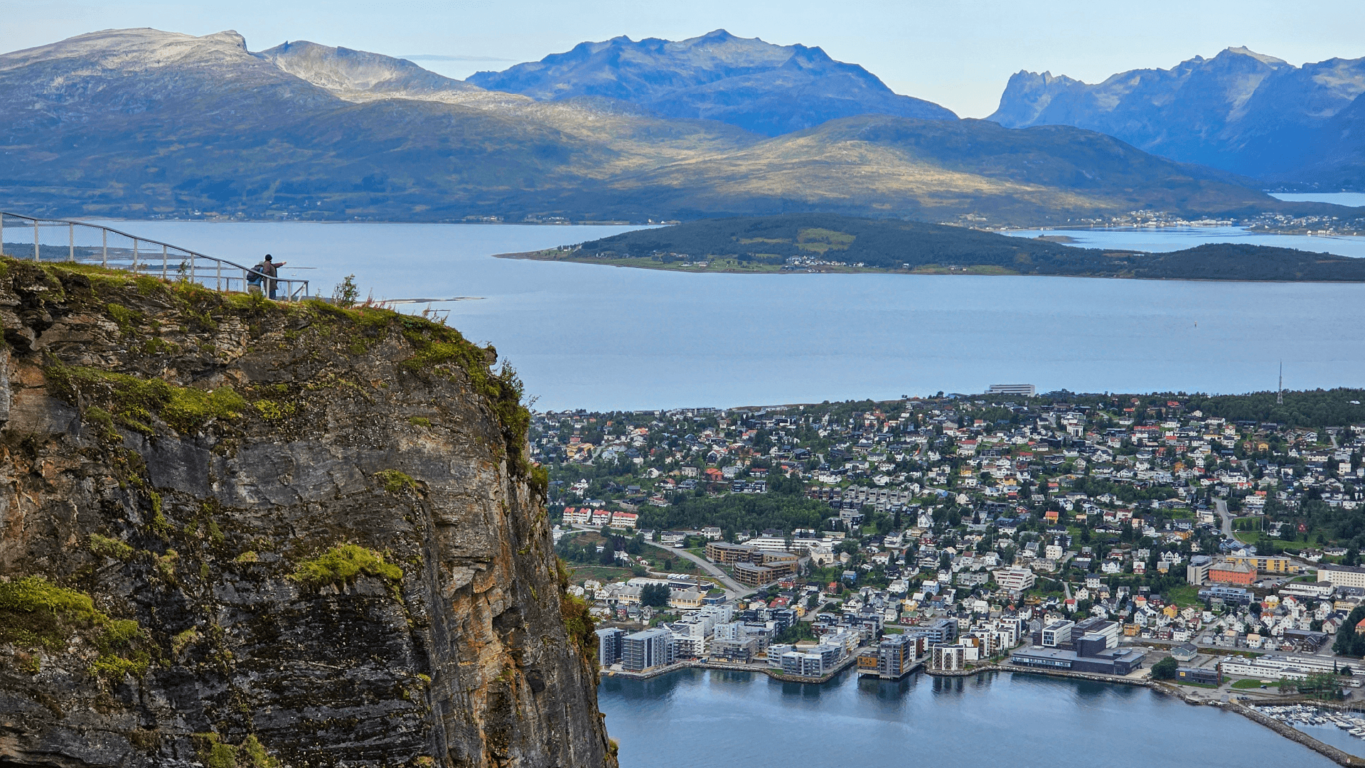 View of Tromsø city, Norway by Dennis Bunnik
