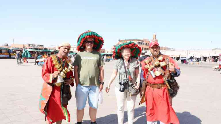 Jemaa el-Fnaa Sqaure in Marrakesh, Morocco