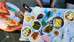 Greek cuisine on a Bunnik Tour of Türkiye & Greece