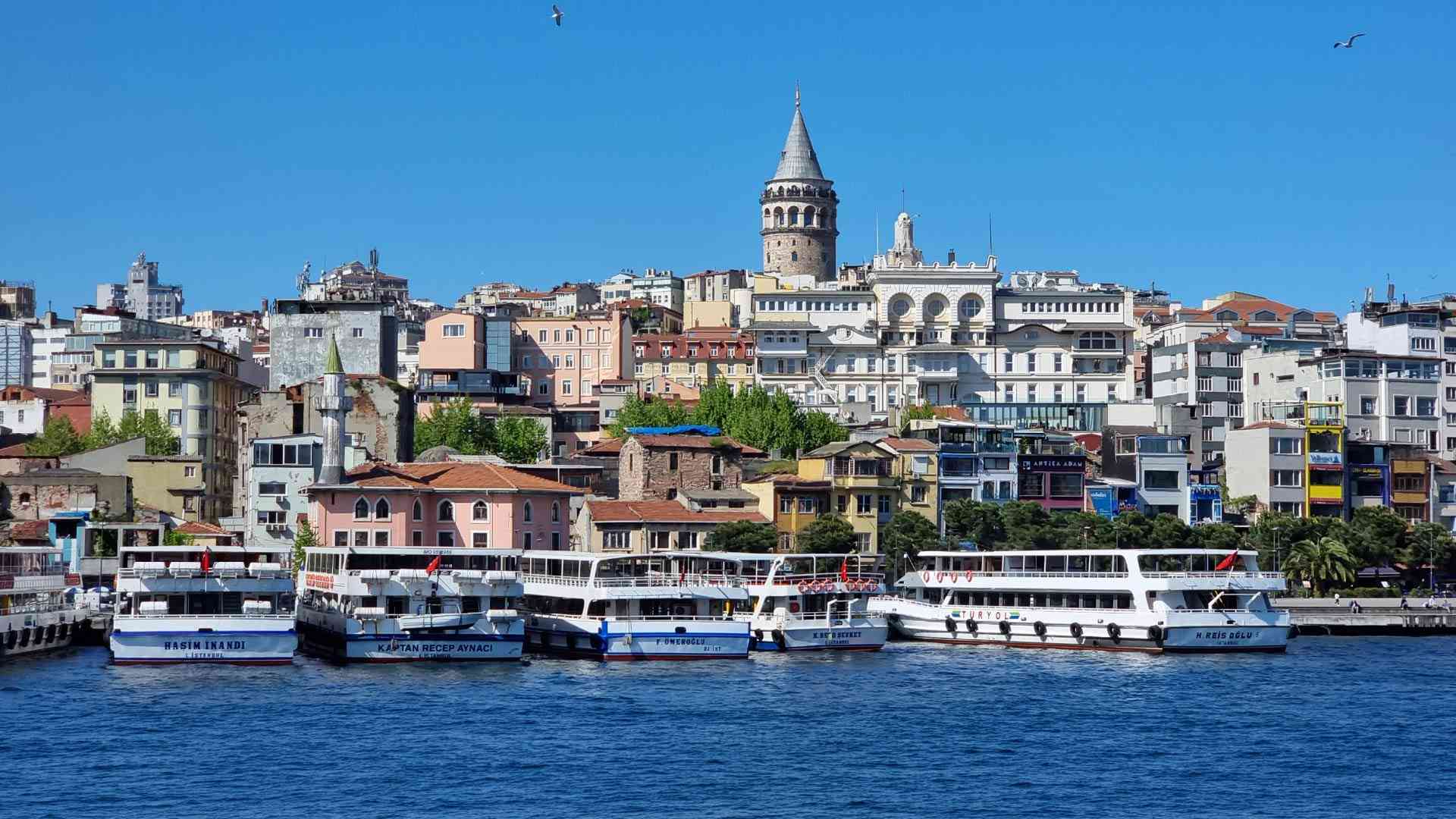 Istanbul from the Bosphorus on a Bunnik Tour of Türkiye & Greece