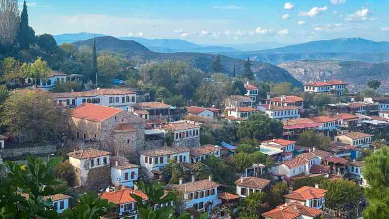 Şirince town on a Bunnik Tour of Türkiye
