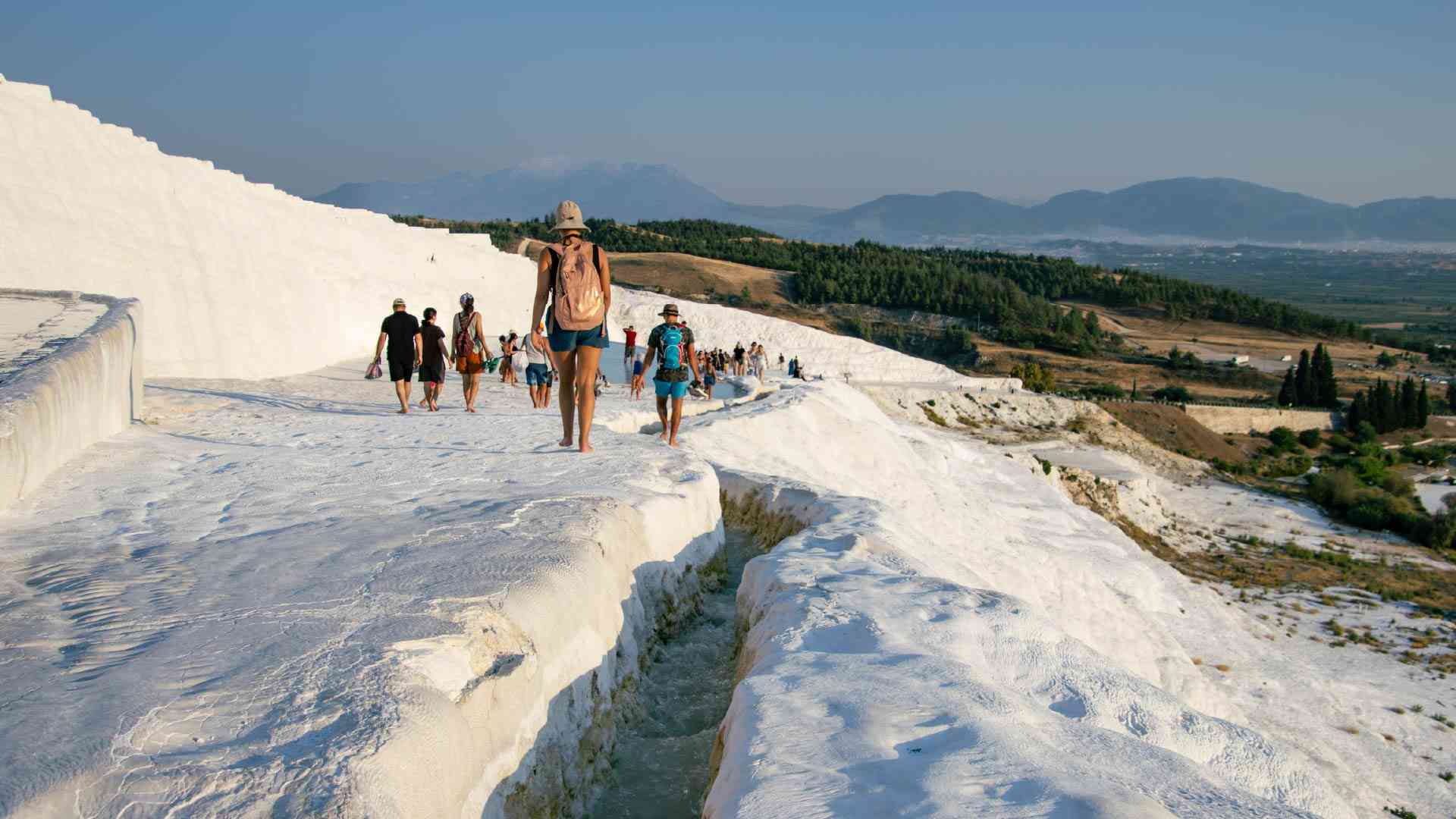 Pamukkale on a Bunnik Tour of Türkiye