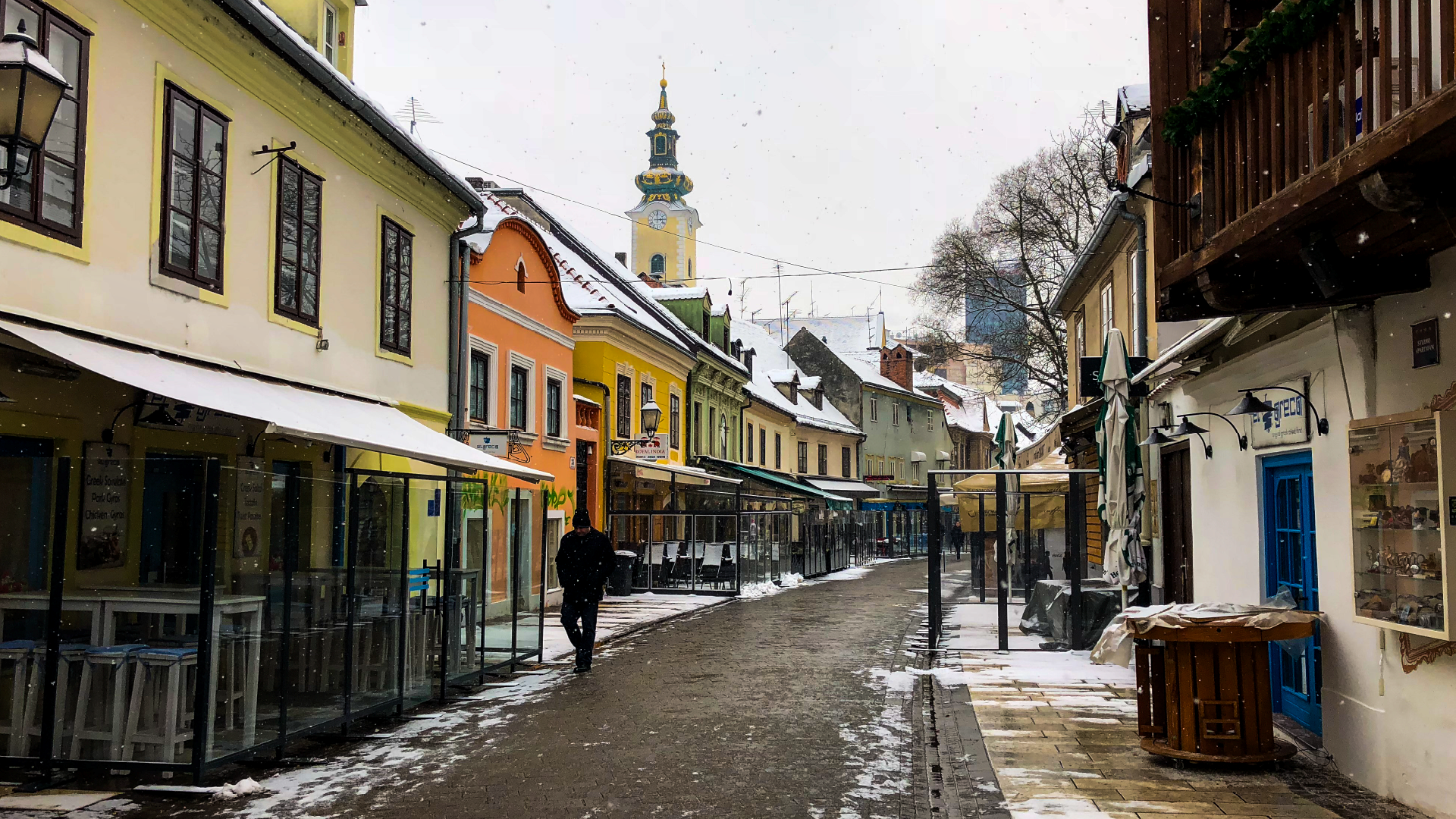 Streets in Zagreb, Croatia by Adam Dickson