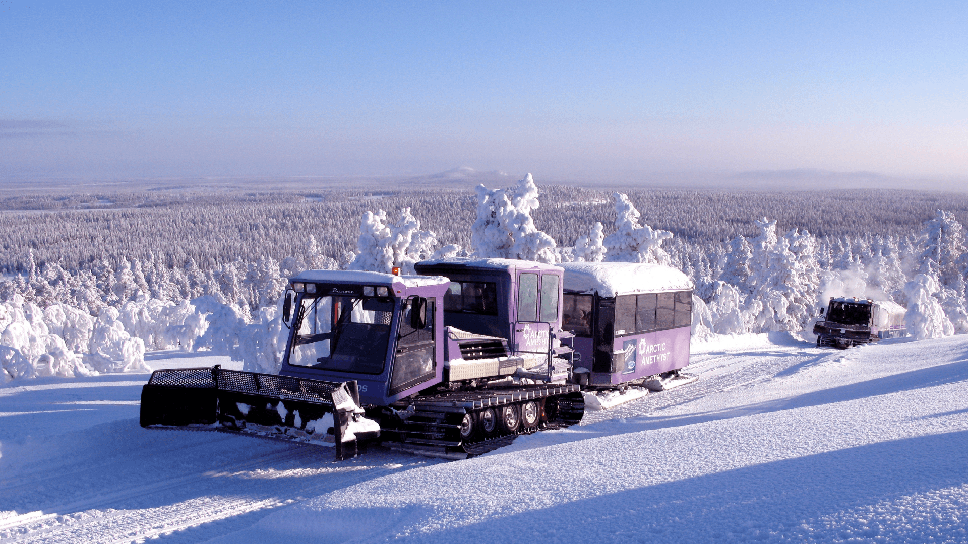 The Amethyst Pendolino 'Snow Train' in Luosto, Finland by Arctic Amethyst