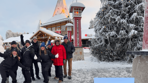 Santa Claus Village, Rovaniemi, Finland by Karin Jones
